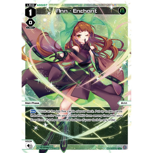 Image for Ann - Enchant (Parallel Foil) (WXDi-P11-035P[EN]) (WXDi-P11) - WIXOSS