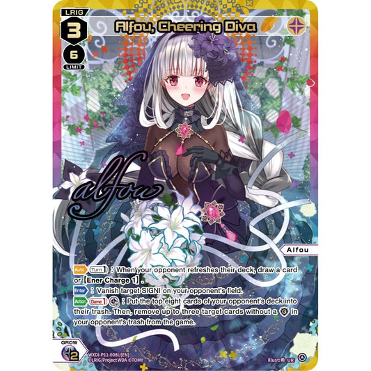 Image for Alfou, Cheering Diva (UR) (WXDi-P11-008U[EN]) (WXDi-P11) - WIXOSS