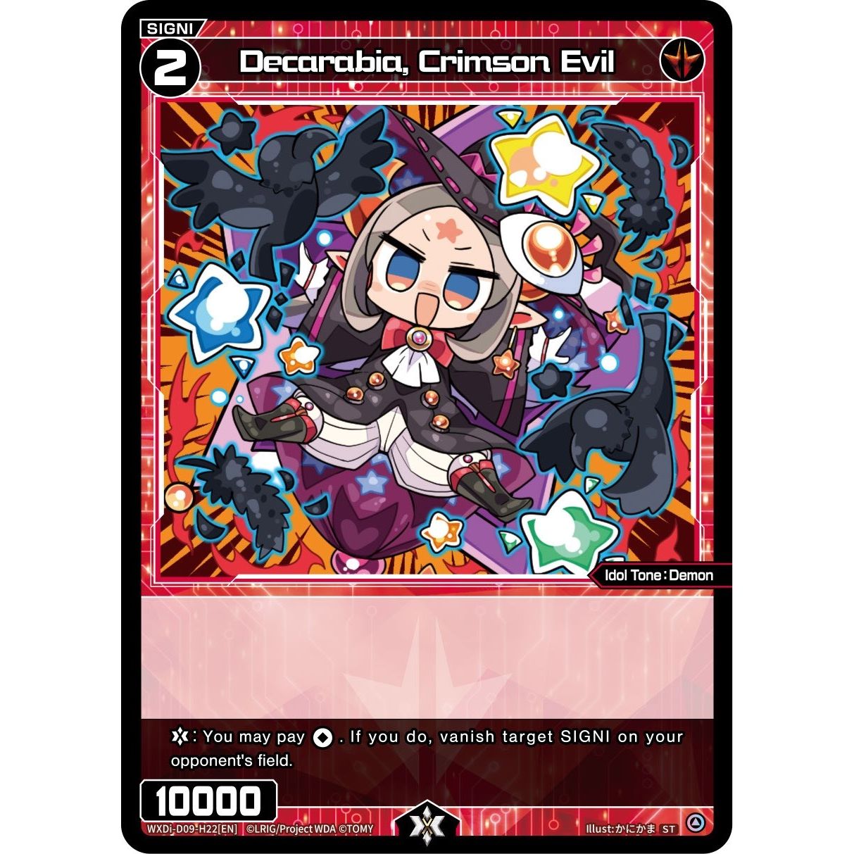 Image for Decarabia, Crimson Evil (WXDi-D09-H22[EN]) (WXDi-D09) - WIXOSS