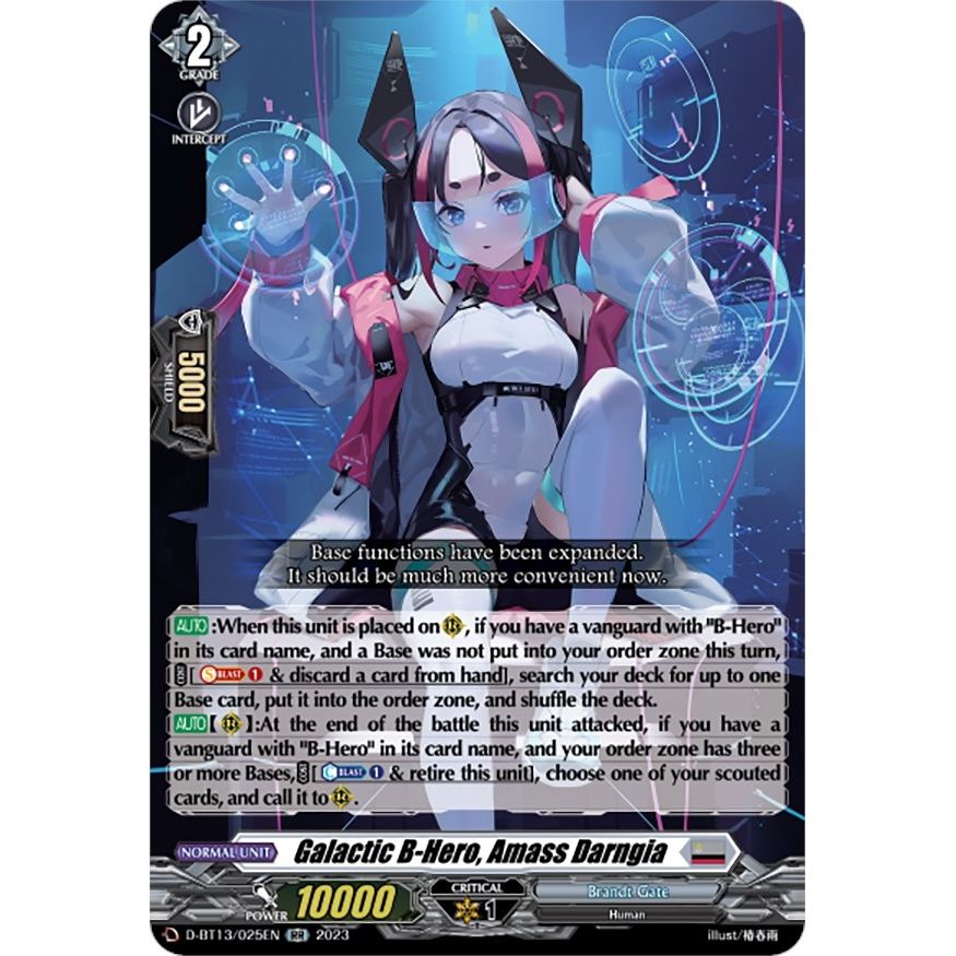Image for Galactic B-Hero, Amass Darngia (D-BT13/025EN) (D-BT13) - Cardfight Vanguard