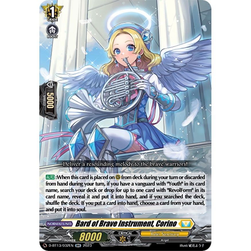 Image for Bard of Brave Instrument, Corino (D-BT13/032EN) (D-BT13) - Cardfight Vanguard