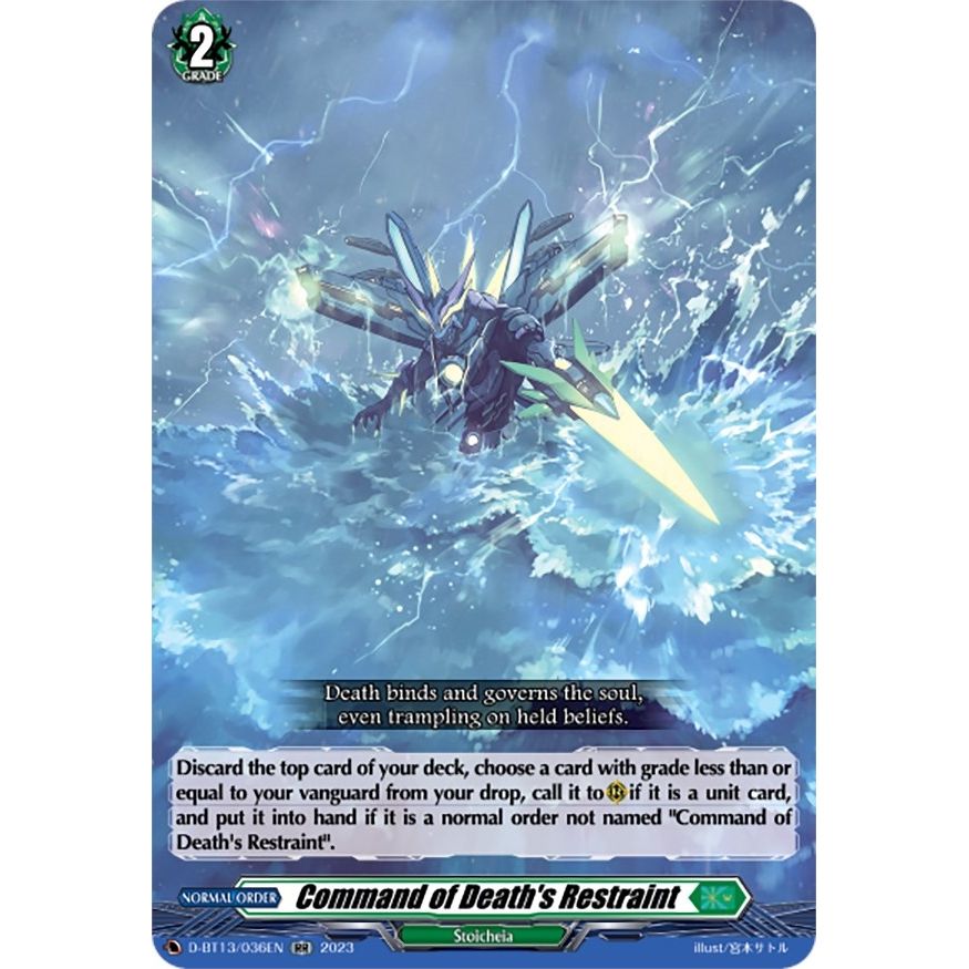 Image for Command of Death's Restraint (D-BT13/036EN) (D-BT13) - Cardfight Vanguard