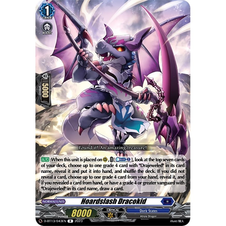 Image for Hoardslash Dracokid (D-BT13/043EN) (D-BT13) - Cardfight Vanguard