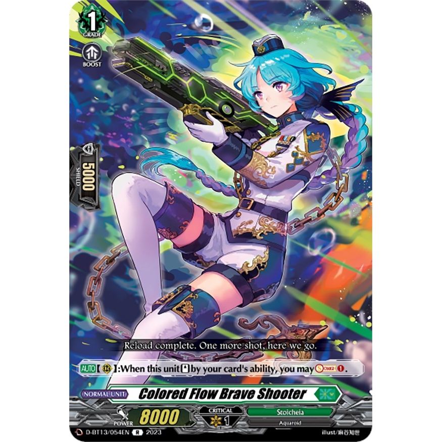 Image for Colored Flow Brave Shooter (D-BT13/054EN) (D-BT13) - Cardfight Vanguard