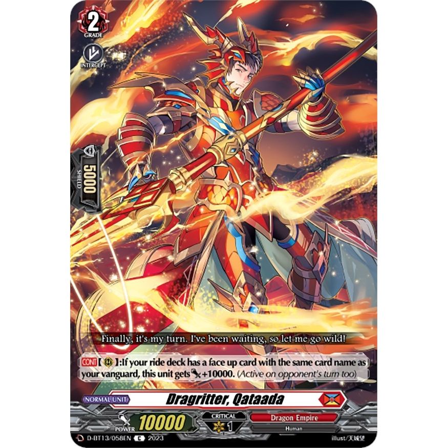 Image for Dragritter, Qataada (D-BT13/058EN) (D-BT13) - Cardfight Vanguard