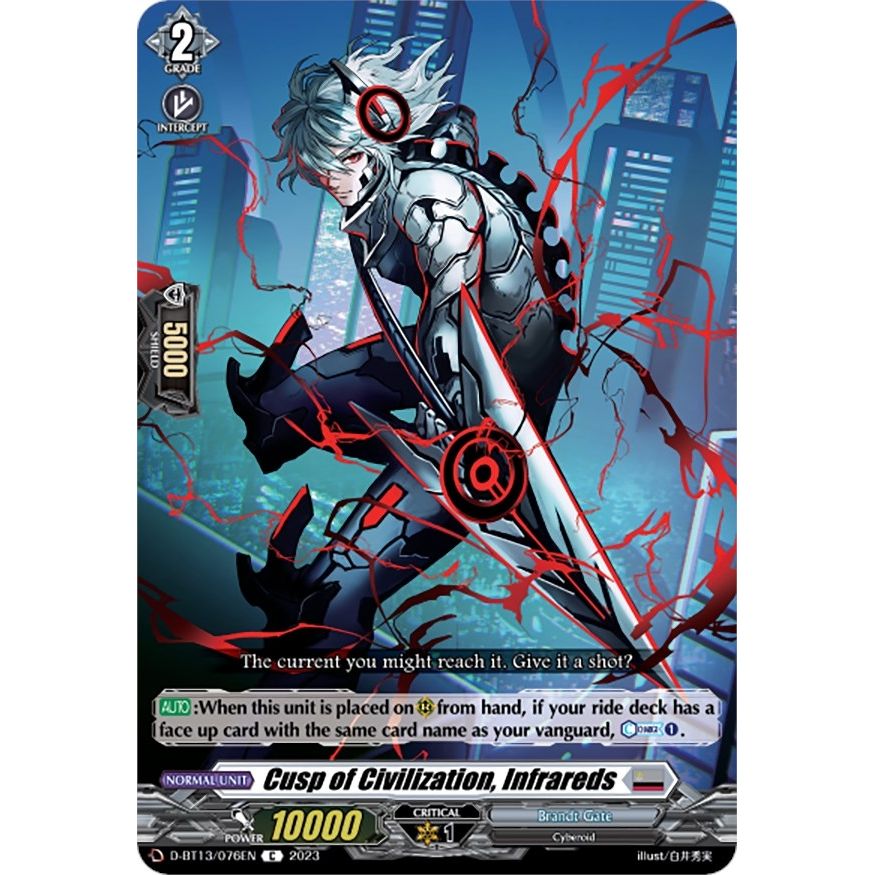 Image for Cusp of Civilization, Infrareds (D-BT13/076EN) (D-BT13) - Cardfight Vanguard