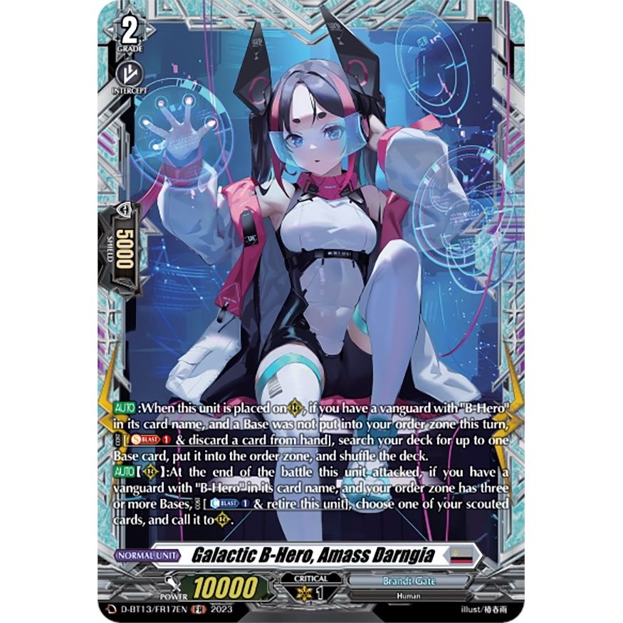 Image for Galactic B-Hero, Amass Darngia (FR) (D-BT13/FR17EN) (D-BT13) - Cardfight Vanguard