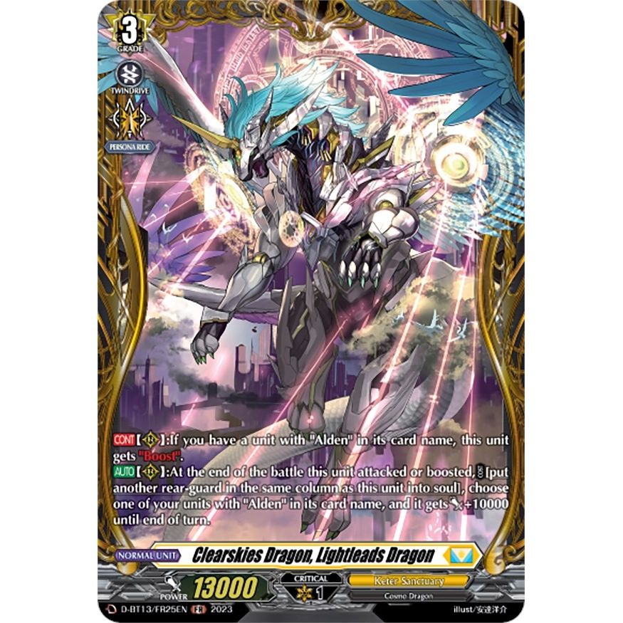 Image for Clearskies Dragon, Lightleads Dragon (FR) (D-BT13/FR25EN) (D-BT13) - Cardfight Vanguard
