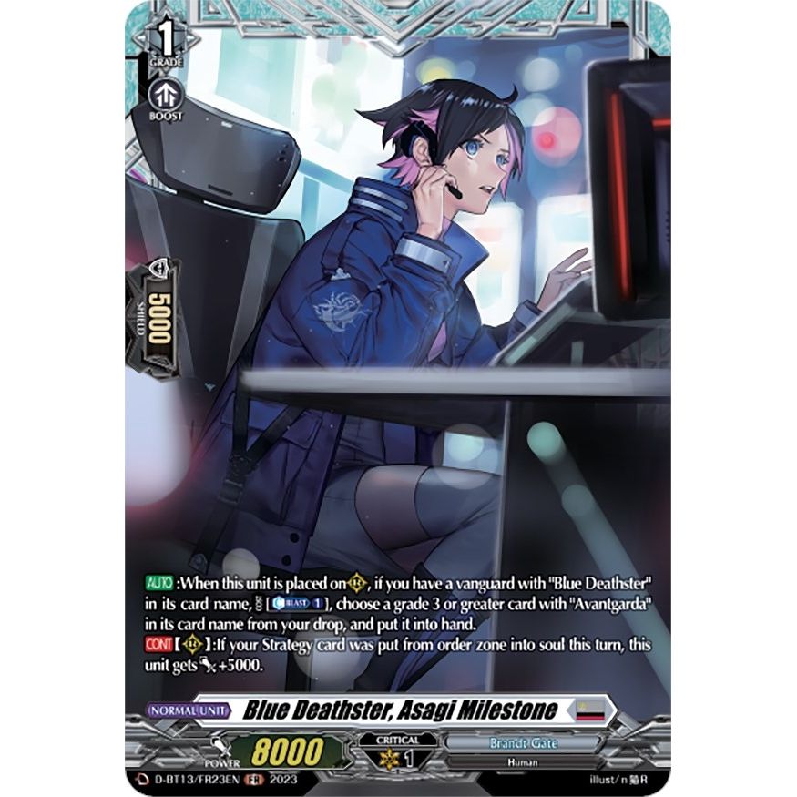 Image for Blue Deathster, Asagi Milestone (FR) (D-BT13/FR23EN) (D-BT13) - Cardfight Vanguard
