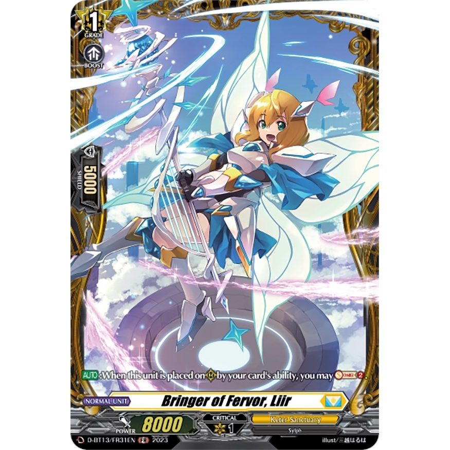 Image for Bringer of Fervor, Liir (FR) (D-BT13/FR31EN) (D-BT13) - Cardfight Vanguard