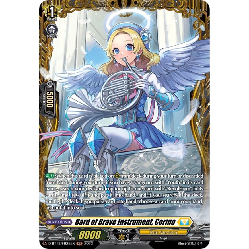 Image for Bard of Brave Instrument, Corino (FR) (D-BT13/FR28EN) (D-BT13) - Cardfight Vanguard