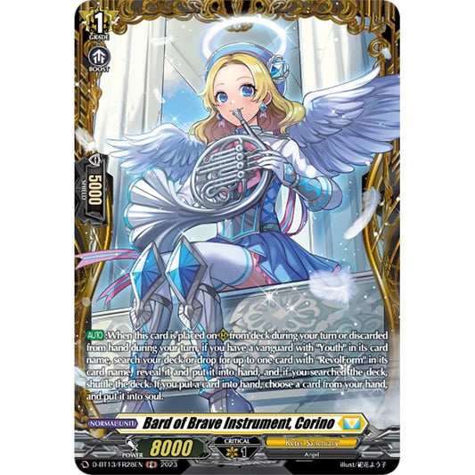 Image for Bard of Brave Instrument, Corino (FR) (D-BT13/FR28EN) (D-BT13) - Cardfight Vanguard