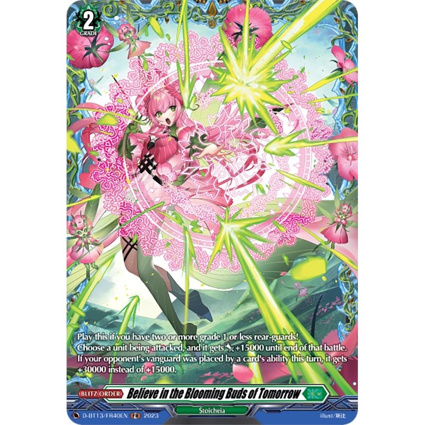 Image for Believe in the Blooming Buds of Tomorrow (FR) (D-BT13/FR40EN) (D-BT13) - Cardfight Vanguard