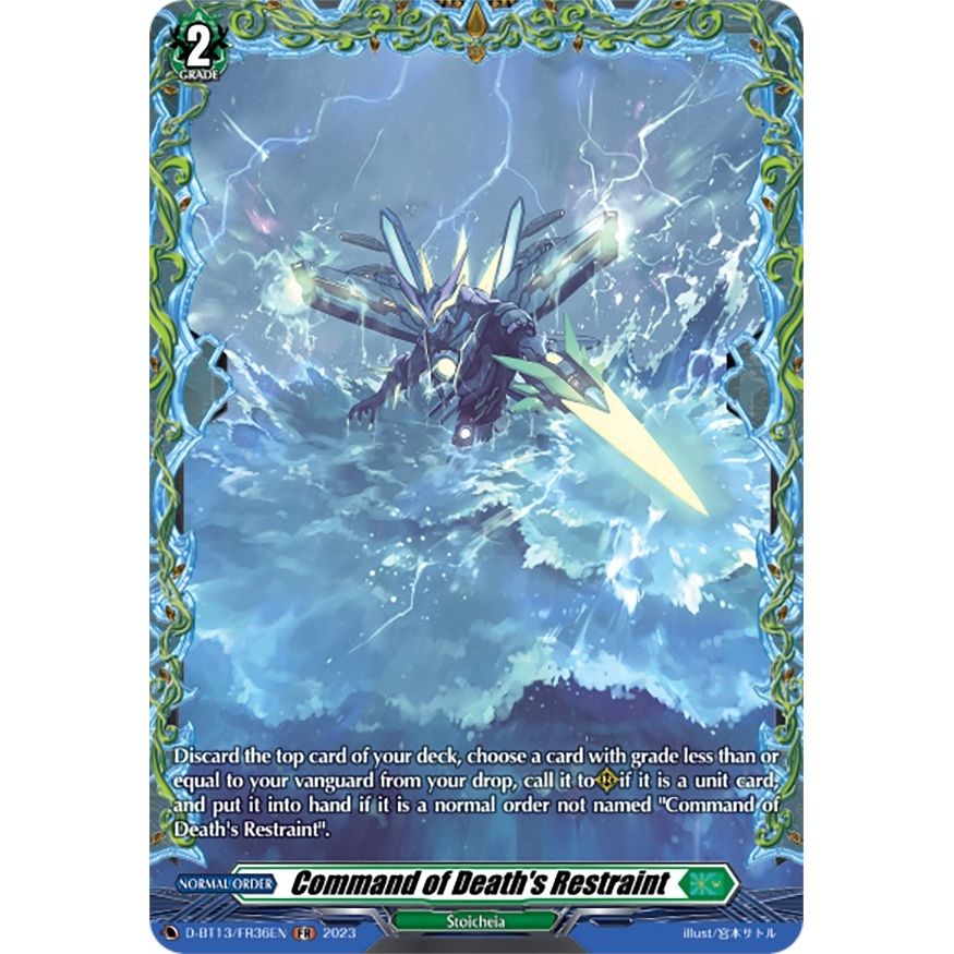 Image for Command of Death's Restraint (FR) (D-BT13/FR36EN) (D-BT13) - Cardfight Vanguard