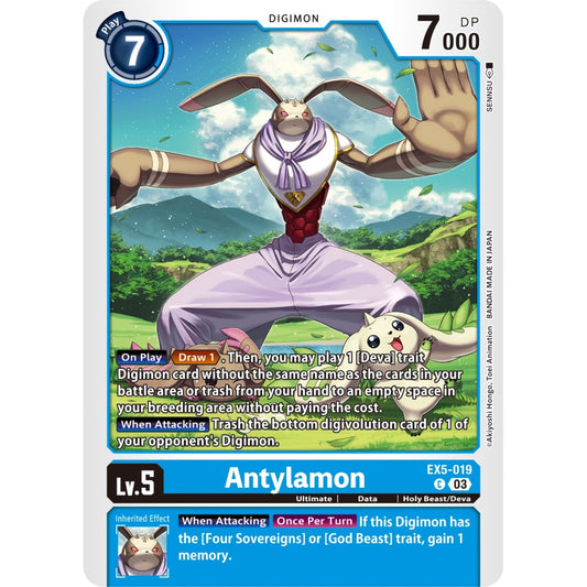 Image for Antylamon (EX5-019 C) (EX05) - Digimon Card Game