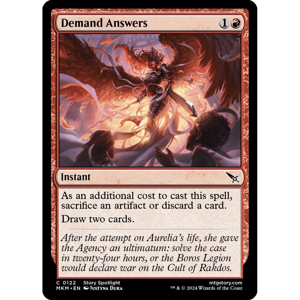 Image for Demand Answers (122) (MKM) - Magic: The Gathering