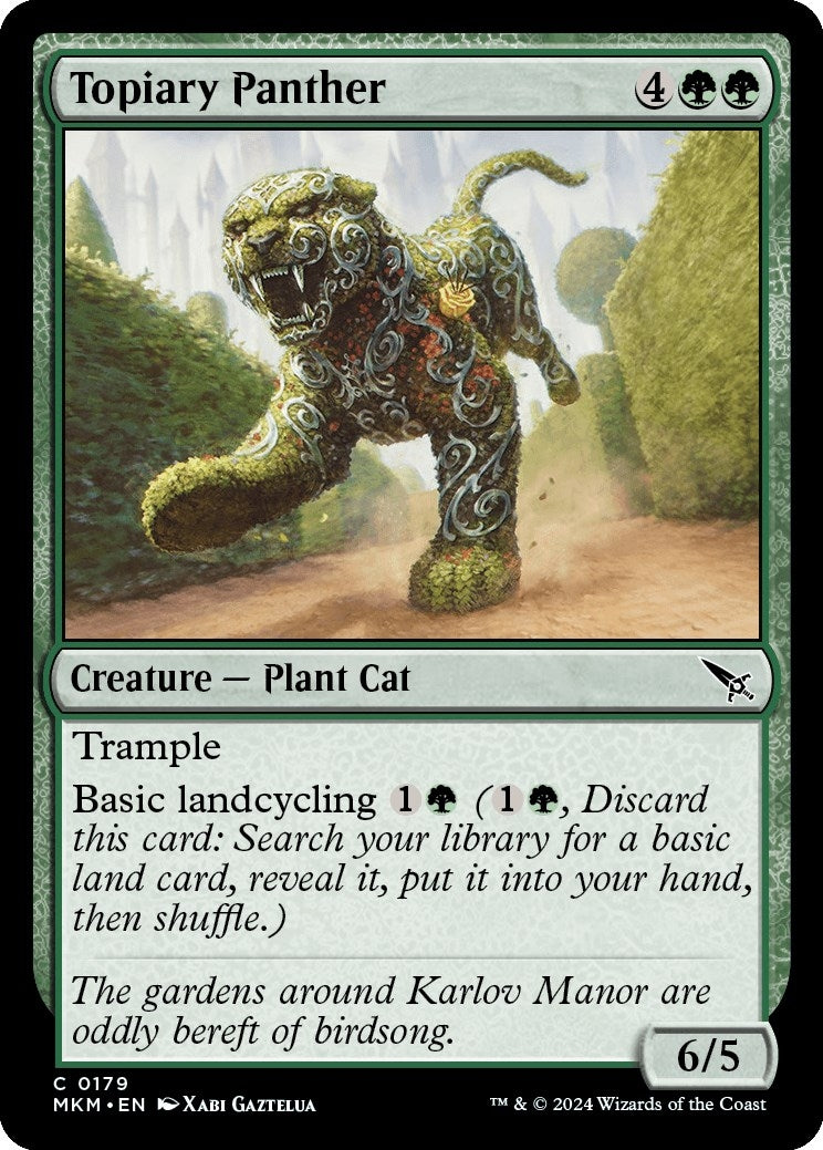 Topiary Panther (179) (MKM)