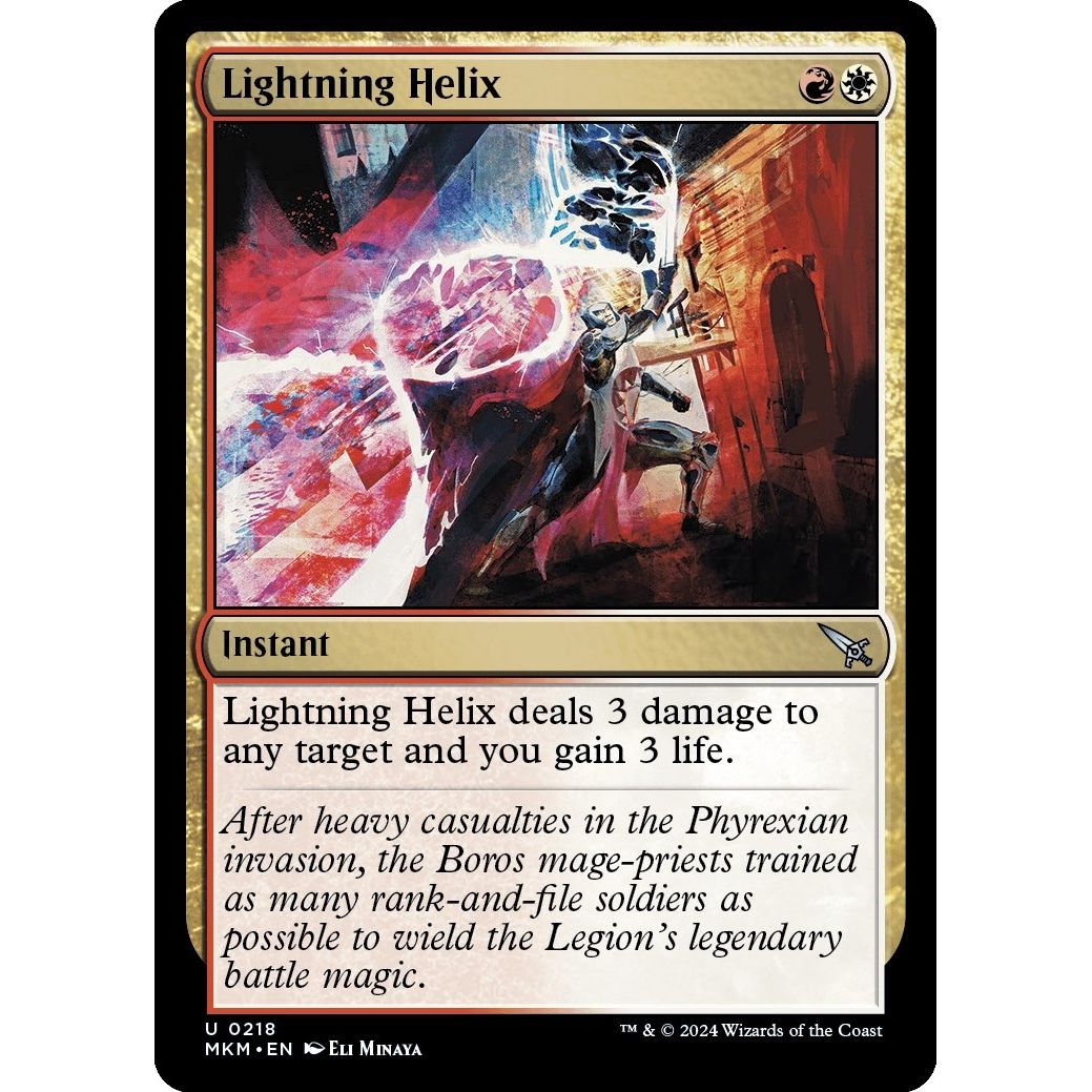 Image for Lightning Helix (218) (MKM) - Magic: The Gathering