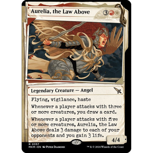 Image for Aurelia, the Law Above (Showcase) (0357) (357) (MKM) - Magic: The Gathering