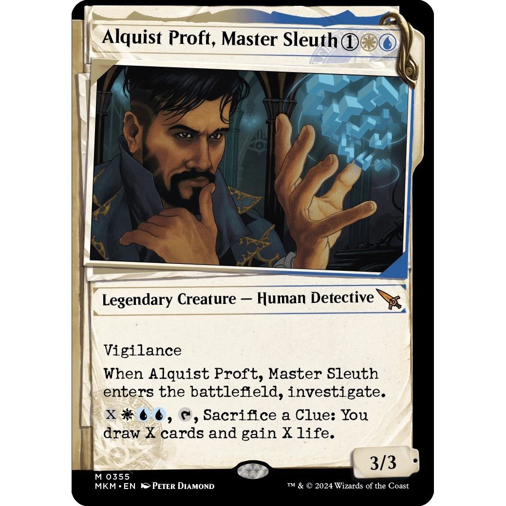 Image for Alquist Proft, Master Sleuth (Showcase) (355) (MKM) - Magic: The Gathering