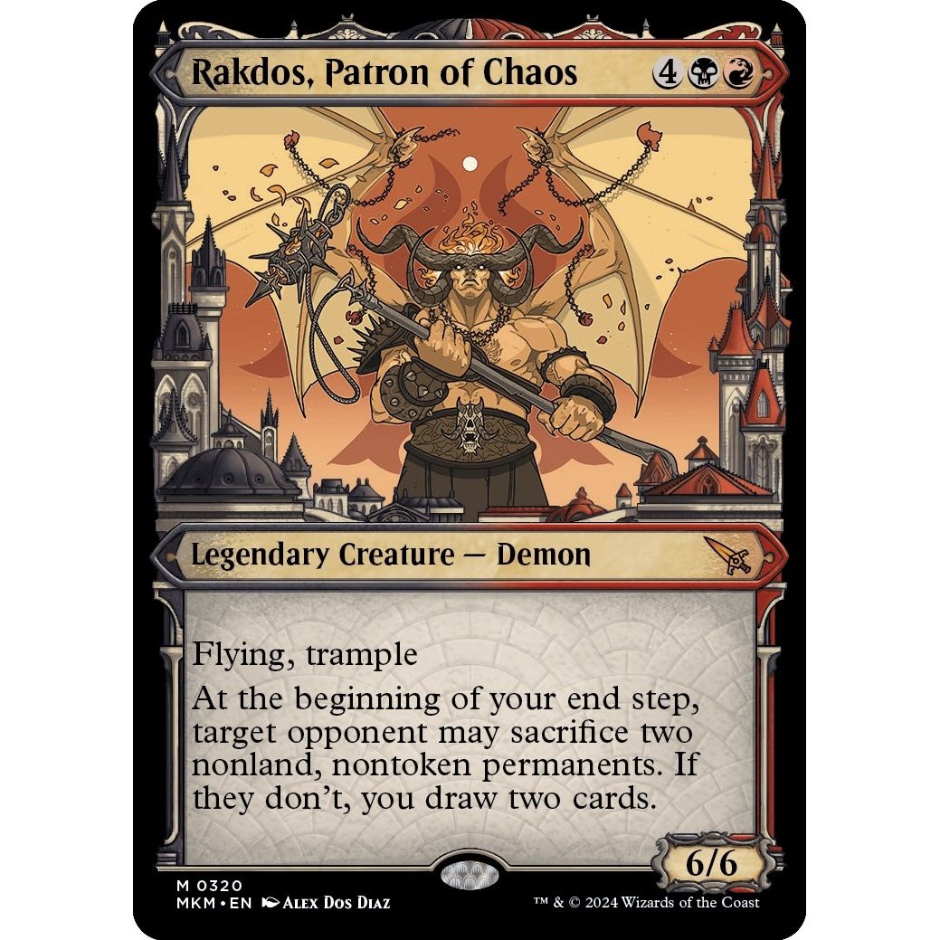 Image for Rakdos, Patron of Chaos (Showcase) (0320) (320) (MKM) - Magic: The Gathering