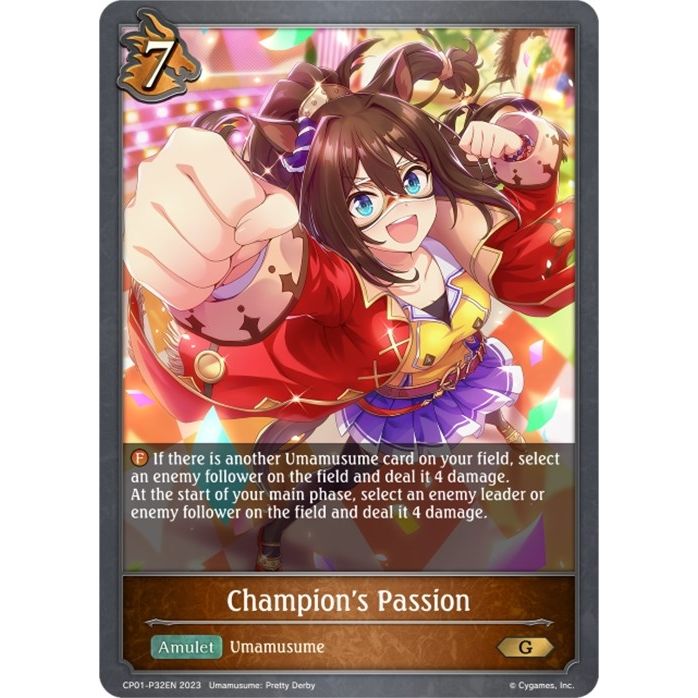 Image for Champion's Passion - P32EN (Foil) (CP01-P32EN) (CP01) - Shadowverse: Evolve