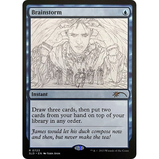 Image for Brainstorm (0723) (Sketch Showcase) (723) (SLD) - Magic: The Gathering