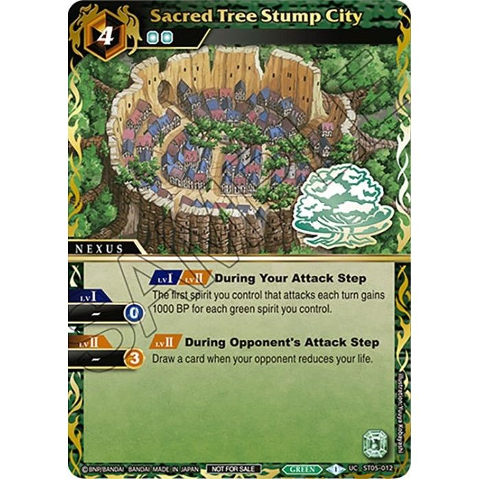 Image for Sacred Tree Stump City (Finalist Card Set Vol. 3) (ST05-012) (LEP) - Battle Spirits Saga
