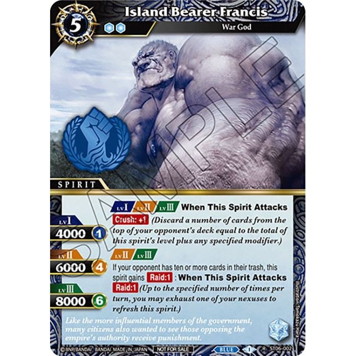 Image for Island Bearer Francis (Event Pack Vol. 3) (ST06-002) (LEP) - Battle Spirits Saga