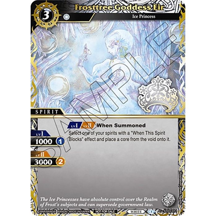 Image for Frosttree Goddess Eir (Finalist Card Set Vol. 3) (ST03-011) (LEP) - Battle Spirits Saga