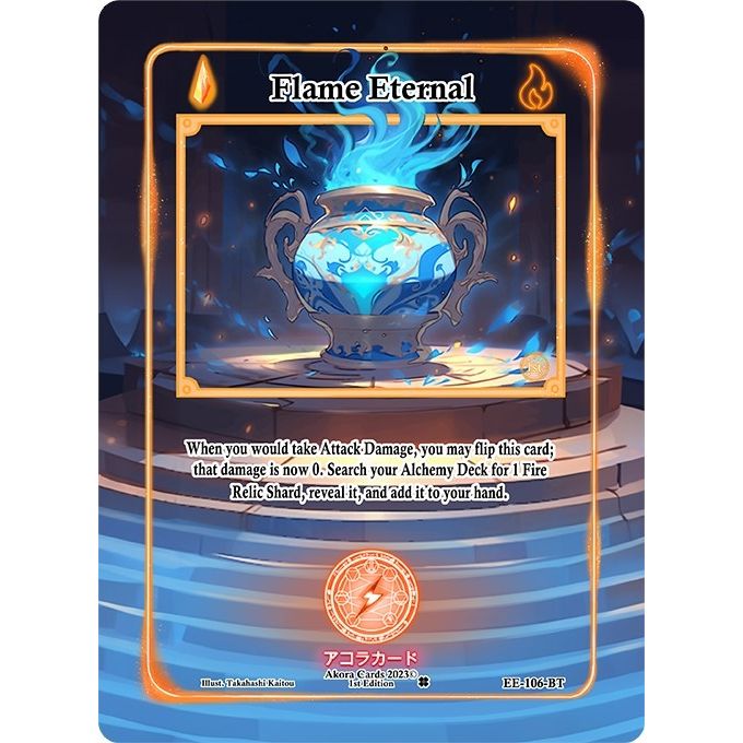 Image for Flame Eternal (Extended Art) (EE-106-BT) (EE1E) - Akora TCG