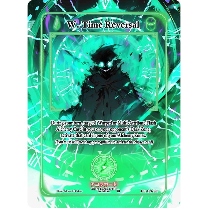 Image for W. Time Reversal (Extended Art) (EE-139-BT) (EE1E) - Akora TCG