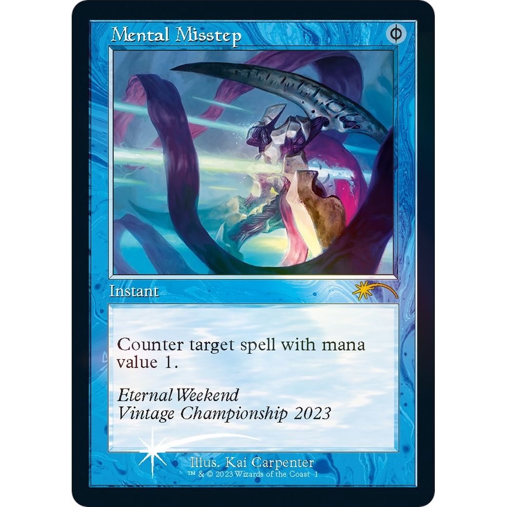 Image for Mental Misstep (Retro Frame) (Eternal Weekend 2023 Promo) (1) (UMP) - Magic: The Gathering