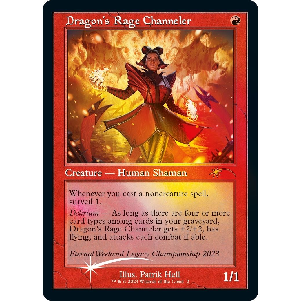 Image for Dragon's Rage Channeler (Retro Frame) (Eternal Weekend 2023 Promo) (2) (UMP) - Magic: The Gathering