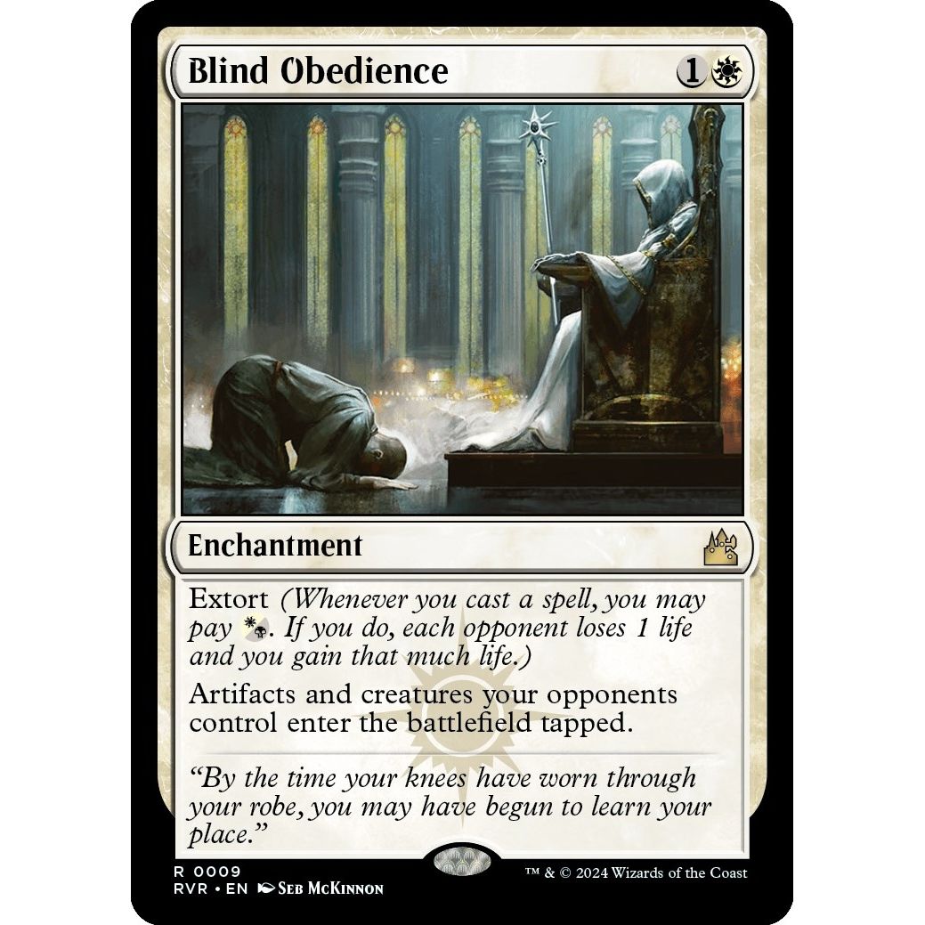 Image for Blind Obedience (9) (RVR) - Magic: The Gathering