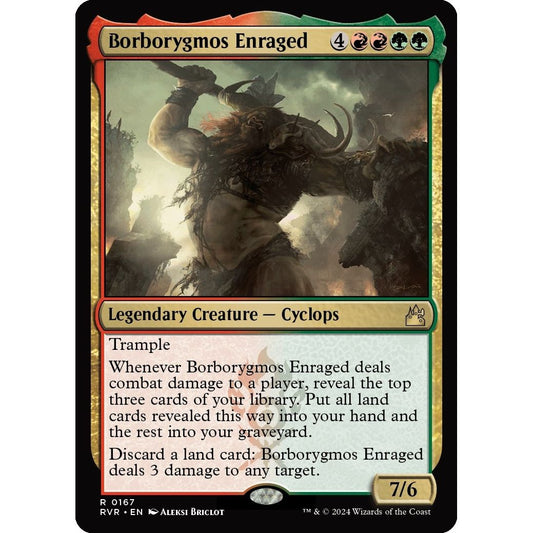 Image for Borborygmos Enraged (167) (RVR) - Magic: The Gathering