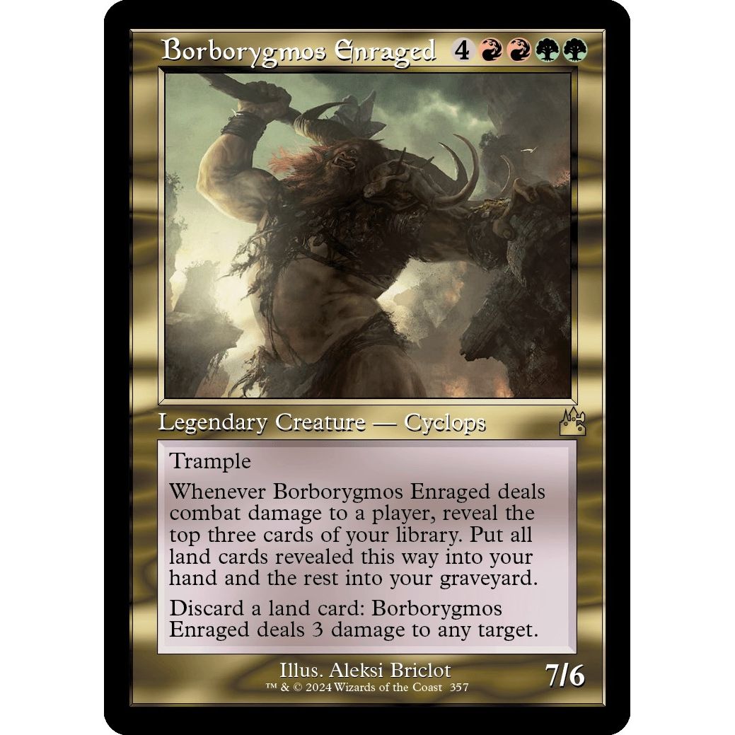 Image for Borborygmos Enraged (Retro Frame) (357) (RVR) - Magic: The Gathering