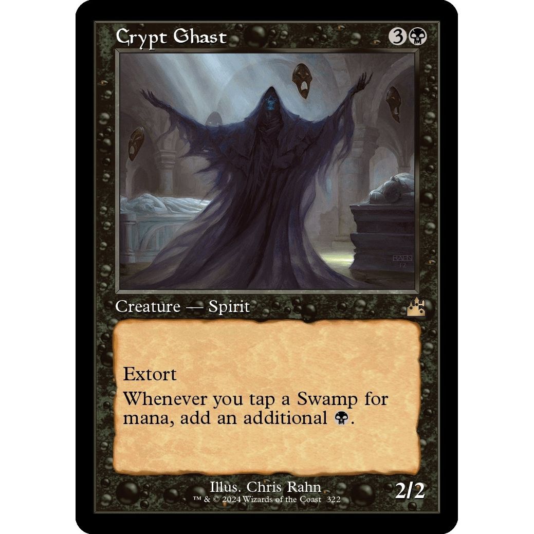 Image for Crypt Ghast (Retro Frame) (322) (RVR) - Magic: The Gathering
