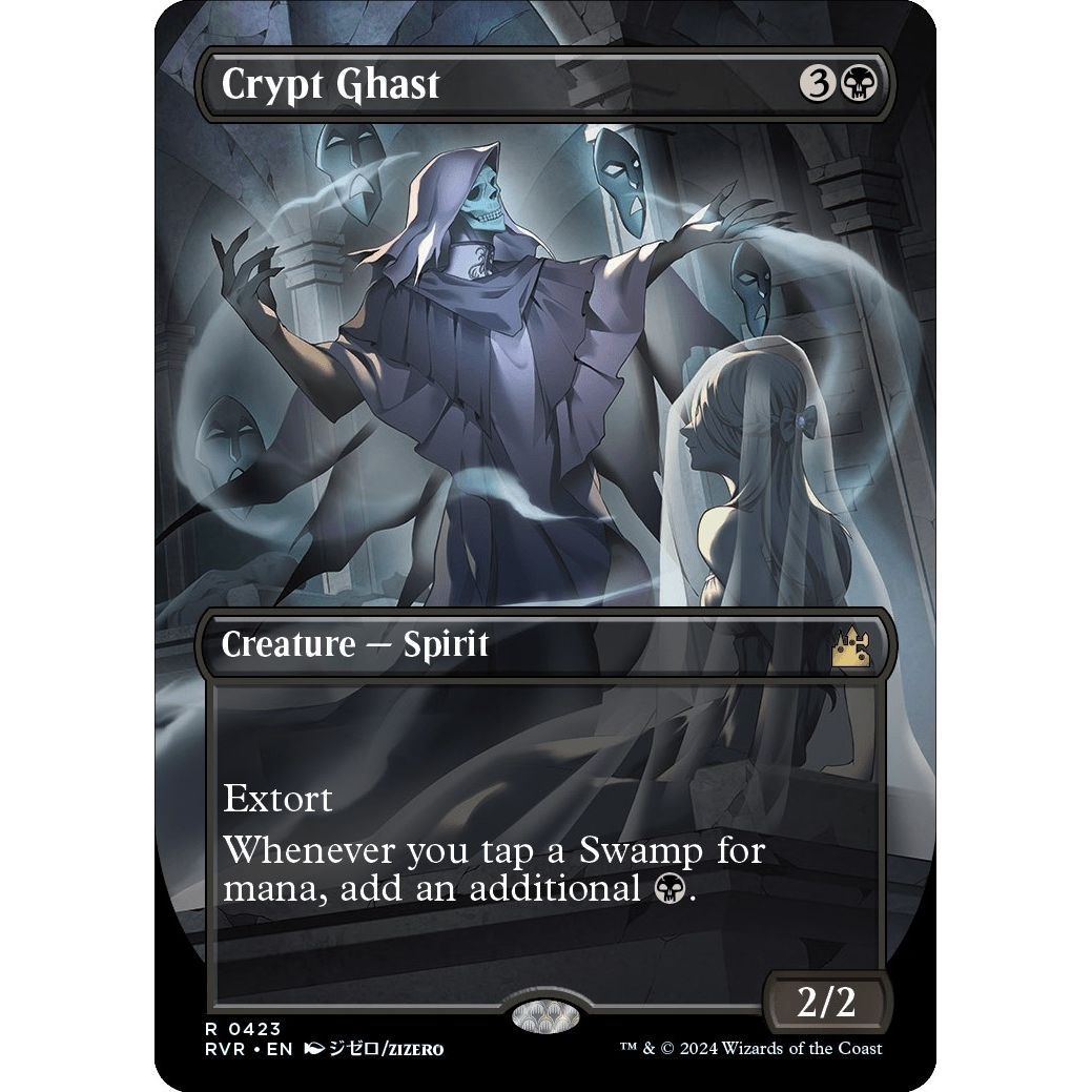 Image for Crypt Ghast (Anime Borderless) (423) (RVR) - Magic: The Gathering