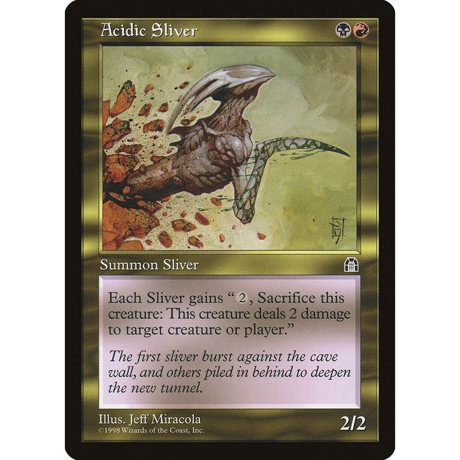Image for Acidic Sliver (STH) - Magic: The Gathering