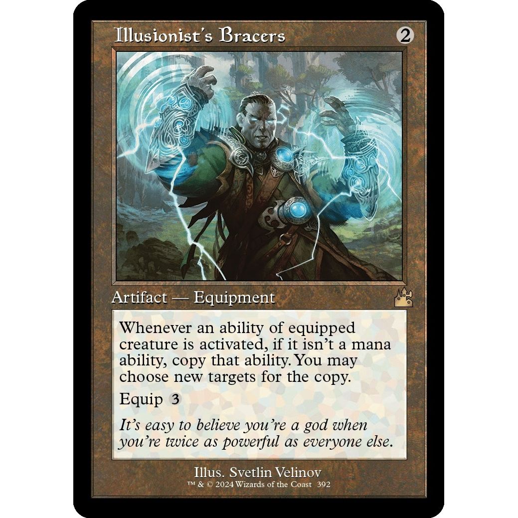 Image for Illusionist's Bracers (Retro Frame) (392) (RVR) - Magic: The Gathering