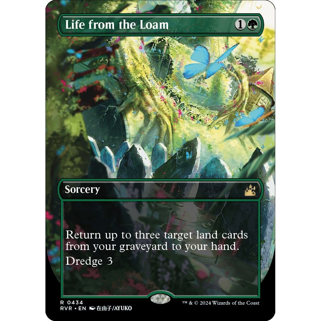 Image for Life from the Loam (Anime Borderless) (434) (RVR) - Magic: The Gathering