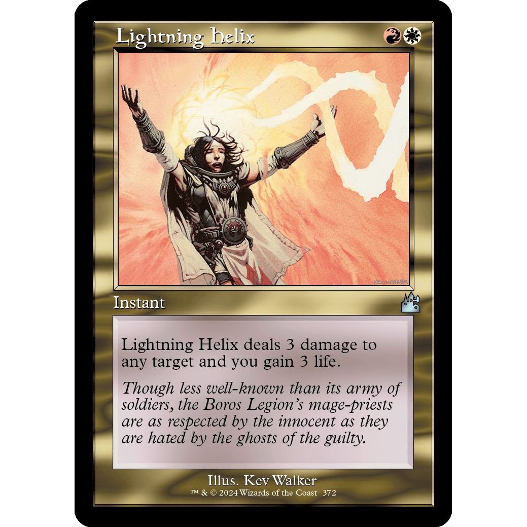 Image for Lightning Helix (Retro Frame) (372) (RVR) - Magic: The Gathering