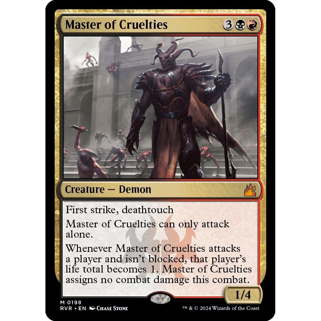 Image for Master of Cruelties (198) (RVR) - Magic: The Gathering