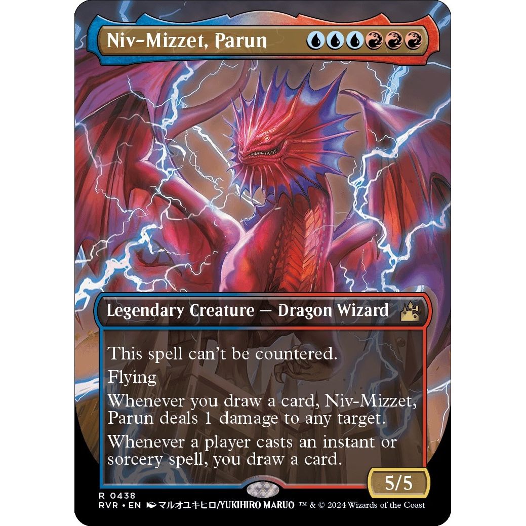 Image for Niv-Mizzet, Parun (Anime Borderless) (438) (RVR) - Magic: The Gathering