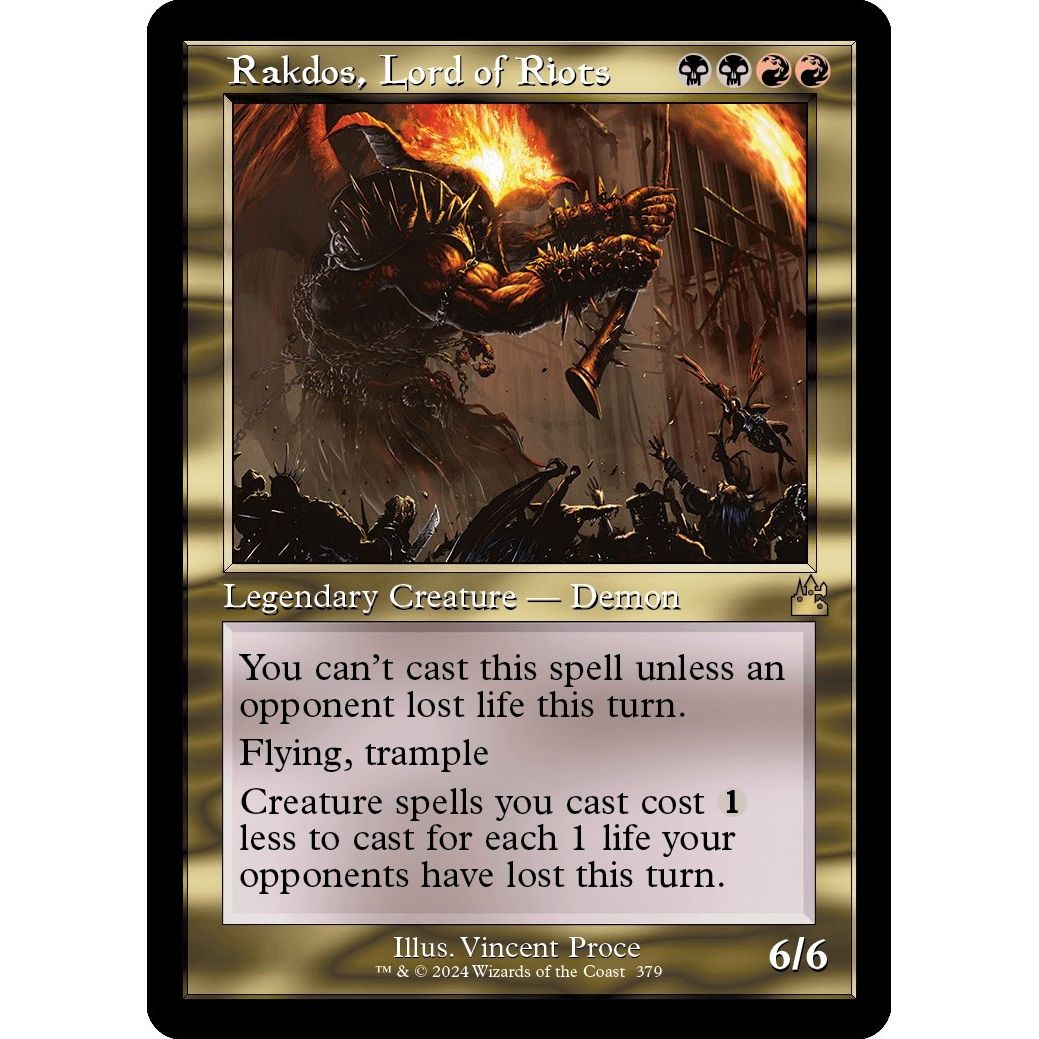 Image for Rakdos, Lord of Riots (Retro Frame) (379) (RVR) - Magic: The Gathering