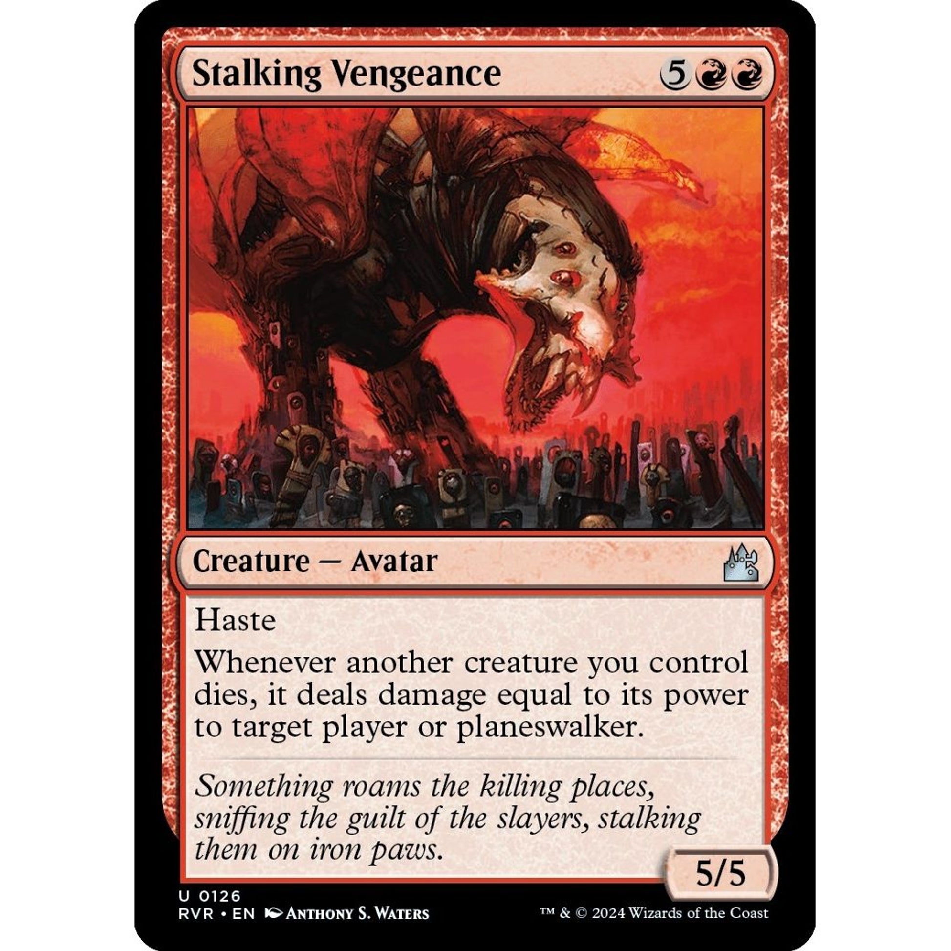 Image for Stalking Vengeance (126) (RVR) - Magic: The Gathering