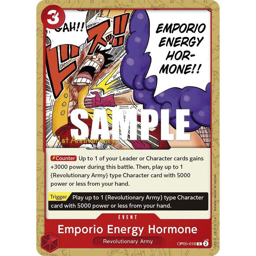 Image for Emporio Energy Hormone (OP05-018) (OP05 ANN) - One Piece Card Game