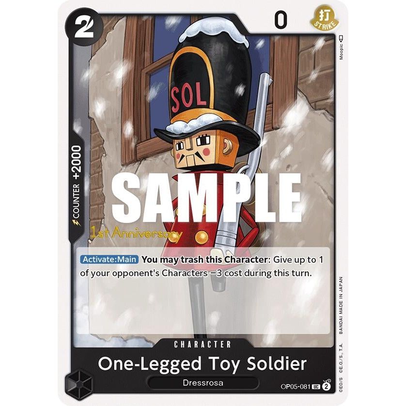 Image for One-Legged Toy Soldier (OP05-081) (OP05 ANN) - One Piece Card Game