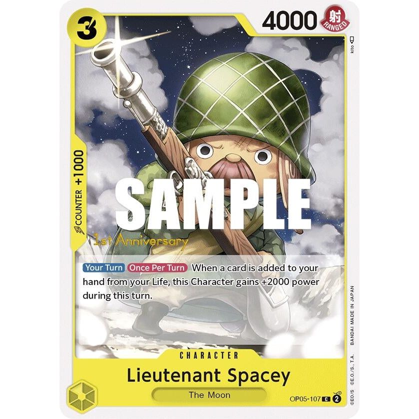 Image for Lieutenant Spacey (OP05-107) (OP05 ANN) - One Piece Card Game